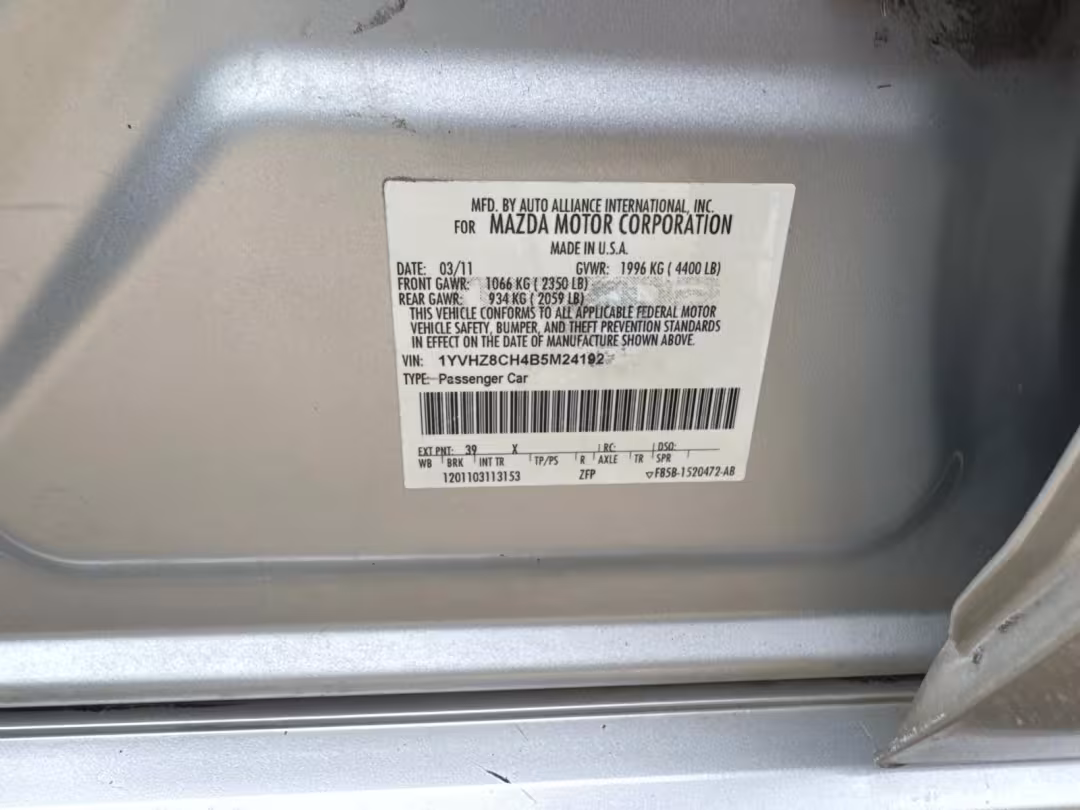 2011 Mazda Mazda6 - 1YVHZ8CH4B5M24192 - Image #26