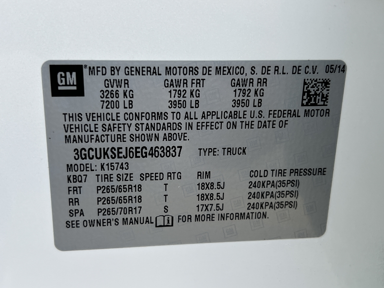 2014 Chevrolet Silverado 1500 - 3GCUKSEJ6EG463837 - Image #45