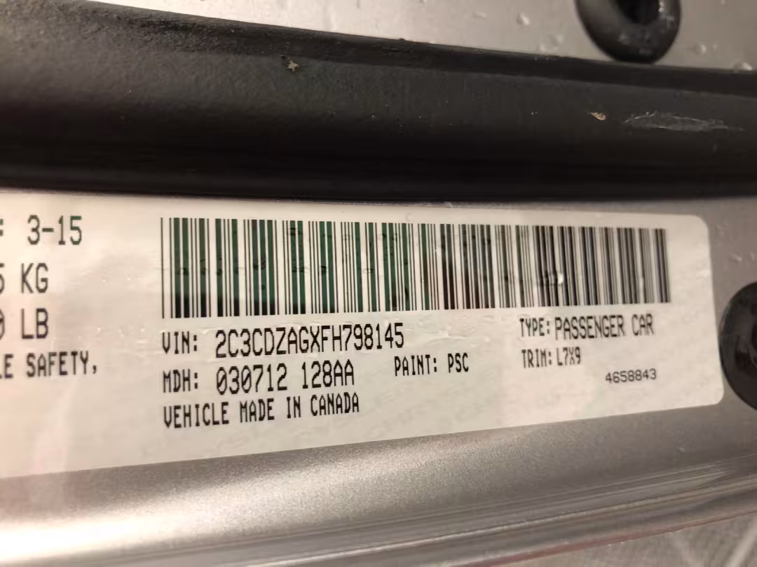 2015 Dodge Challenger - 2C3CDZAGXFH798145 - Image #15
