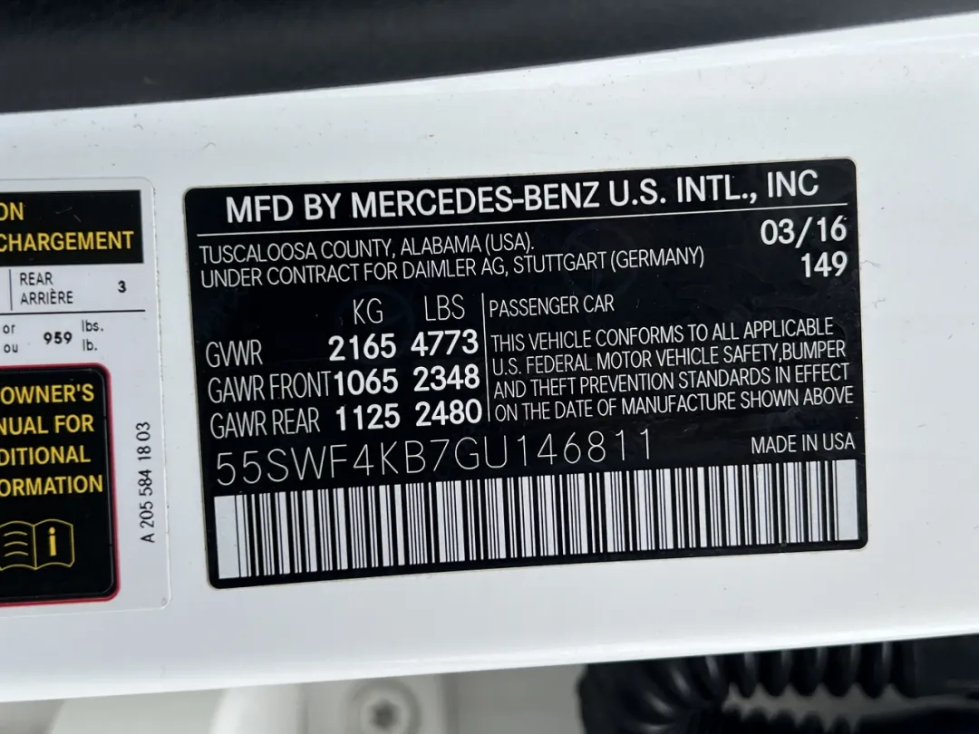 2016 Mercedes-Benz C-Class - 55SWF4KB7GU146811 - Image #45