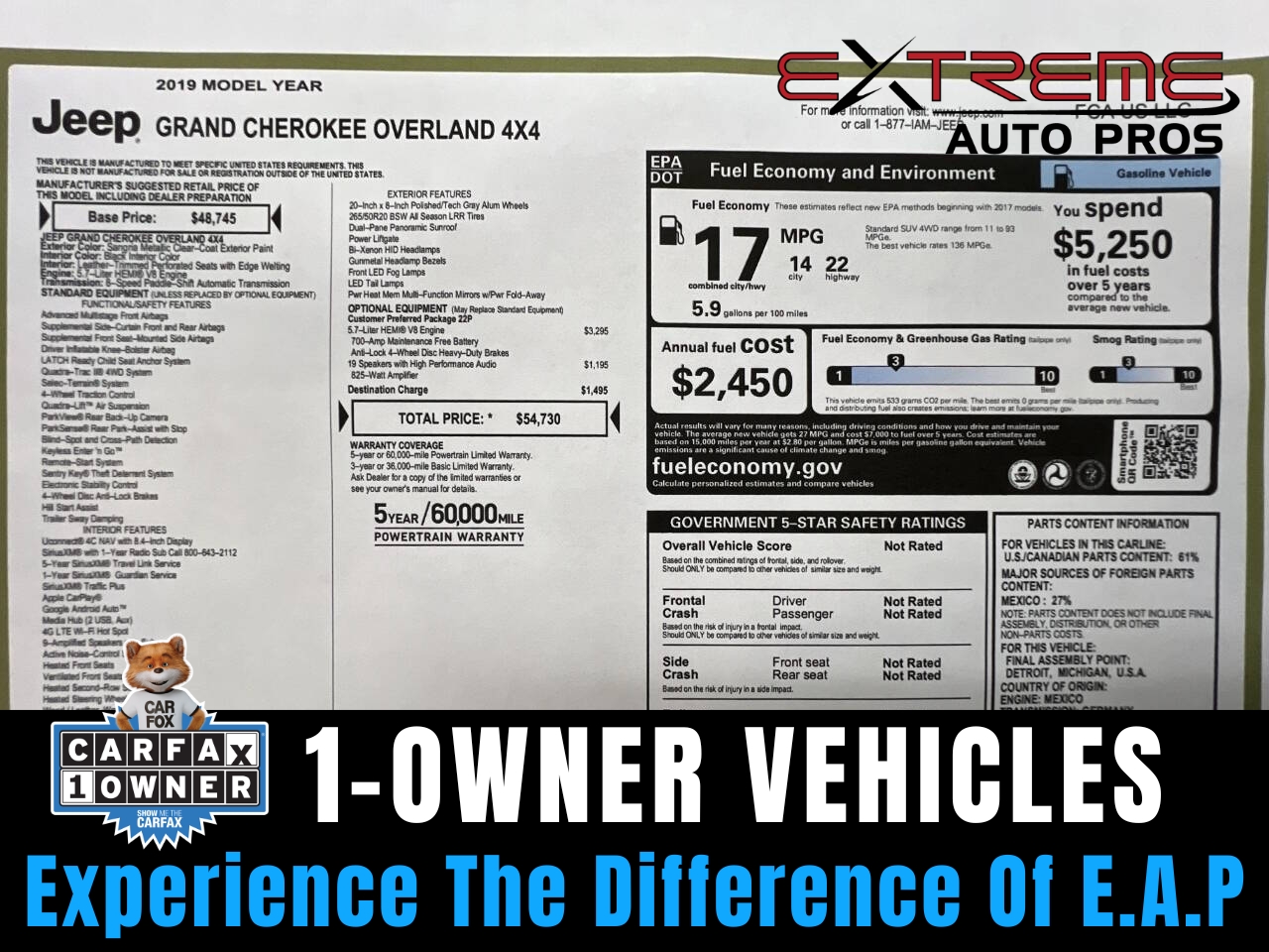 2019 Jeep Grand Cherokee - 1C4RJFCT9KC552868 - Image #1
