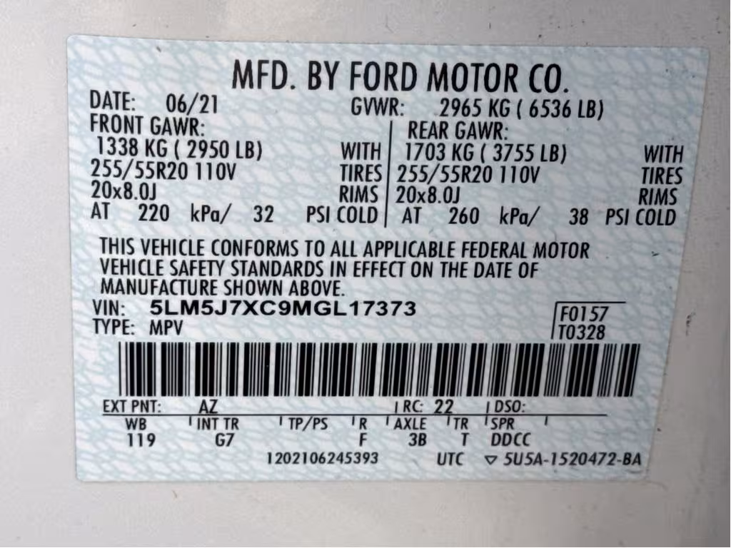 2021 Lincoln Aviator - 5LM5J7XC9MGL17373 - Image #26